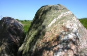 8: Randstenene er sikkert nøje udvalgt. Her en smuk granitsten fra det sydvestlige hjørne af randstenskæden.